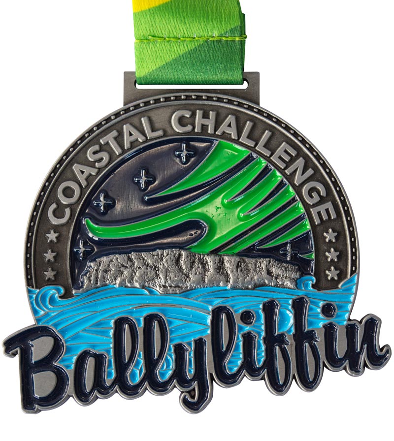 Ballyliffin medal enamel colour