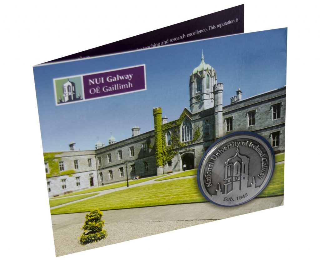 NUI Galway Commemorative Coin Card