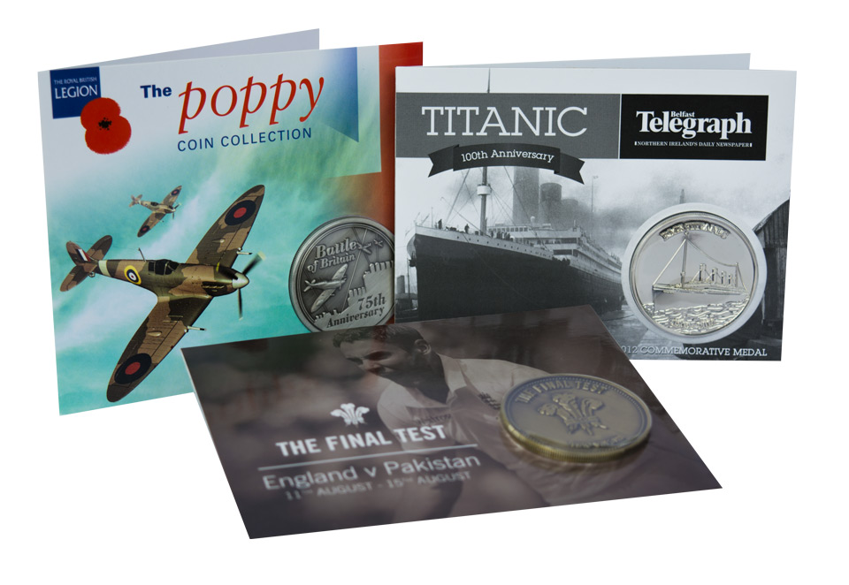 Titanic Poppy Cricket Commemorative Coins