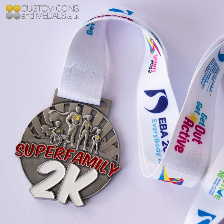 Superfamily 2K Round Medal
